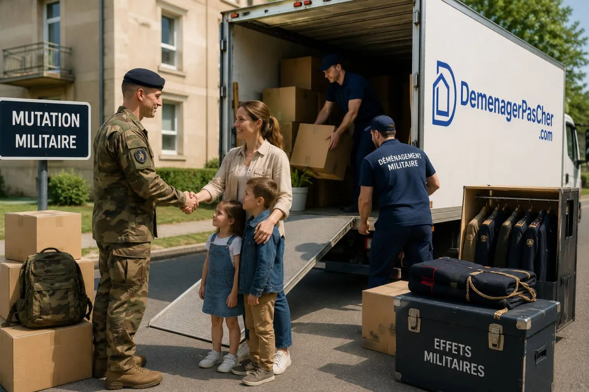Déménagement militaire : droits, volume et remboursement