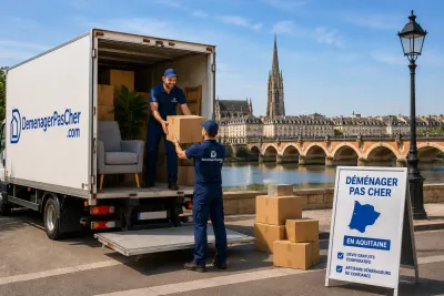 Déménager pas cher en Aquitaine : conseils et devis