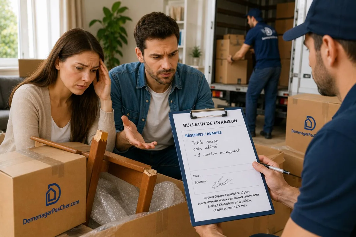 Déménagement : que faire en cas de problème ?